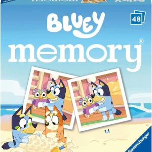 Ravensburger – Memory Mini Bluey | Board Games 4 Years Or Over | Card Game | 48 Cards | Educational Games | Learn By Playing | Bluey Toys