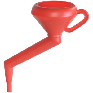 Hünersdorff HDPE Universal Funnel Oval with Red Sieve 175 x 150 mm with Handle