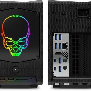 Intel NUC 11 Extreme Kit Beast Canyon (NUC11BTMi7) Mini PC – Core i7-11700B (8-Core, Up to 4.8GHz), 12″ GPU Support, Thunderbolt 4, WiFi 6E (Barebone, No RAM, SSD, OS)