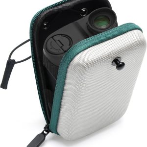 Windspeed Golf Rangefinder Hard Case, Solid Golf Rangefinder Case with Buckle, Universal Range Finder Bag, Grey and Green, Portable