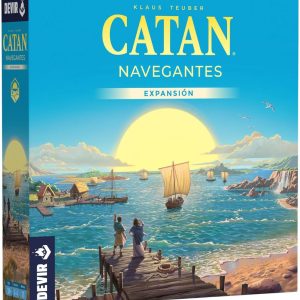 Devir – Catan: Navigators expansion, Family Board Game, with Friends, 10 years (BGNAVEGANTES)