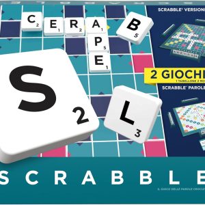 Mattel Games Scrabble 2 in one, Italian version, HXW03