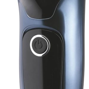 Ufesa AR3050 Metal Rotary Electric Shaver with Dual Blade Flexible Blades, IPX7, Pivoting Head, Extendable Temple Trimmer, Ergonomic Design, 45 Min Autonomy, Quick Charge