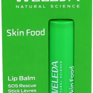 Weleda – Skin Food, Lip Stick, Lip Balm, Moisturizes, Nourishes and Protects, with Chamomile Flowers, Dry or Cracked Lips, Vegan – 4.8 g