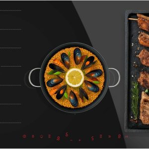 Cecotec Induction Plate 2 Flex Zones – 1 Fire Bolero Squad I 5600 FullFlex90. 10200W, 2 Flex Zones, 1 Zone 30 cm, 9 Levels, Booster, Touch Control, Keep Warm, Kid Lock, Timer, Width 90 cm