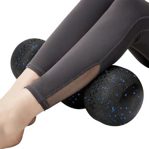 Yoga Foam Roller, Pilates Foam Roller for Muscle Massage, High Density Wave Muscle Massager, Gym Accessories for Deep Tissue Mobility Feet