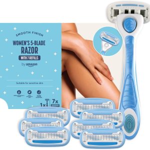 by Amazon 5 Blade Hair Removal Machine for Women + 7 Refills