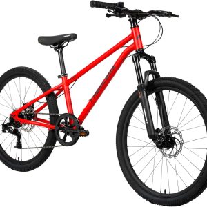 FabricBike Terra – Bicicleta de montaña de Aluminio 24 Pulgadas para niños de 8, 9, 10 y 11 años, Bicicleta MTB, Freno de Disco, Cambio de 7 velocidades, Suspensión Delantera.