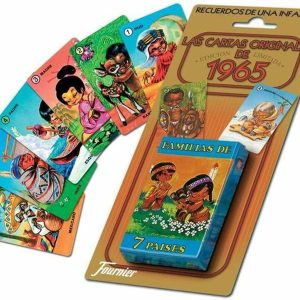 Fournier – Families 7 Countries Classic Children’s Playing Cards, Multicolor (21966)