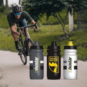 ISOSTAD Isostar Water Bottle Grey, Airtight Cap, Sports Versatility, 600 ml