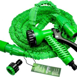 C2607A Basic Expandable Pressure Water Hose, Green, 7.5 m