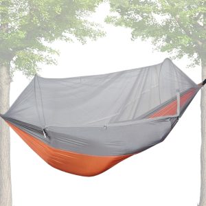 Camping Hammocks for Adults, Outdoor Net Hammock, 9′ x 5′ Automatic Setup, Family Shelter for Outdoor Camping Hiking Picnic