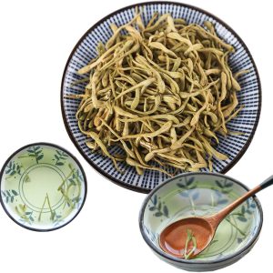 Chinese Herbal Tea Honeysuckle Tea New Scented Tea Health Care Flowers Top Grade Tea Healthy Green Food (100)