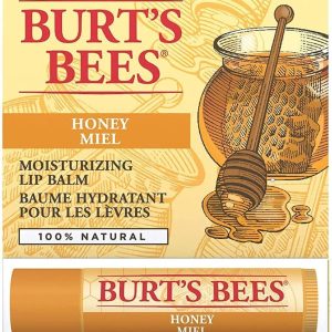 Burt’s Bees 100% Natural Origin Moisturizing Lip Balm, Honey with Beeswax, 2 Count (Pack of 1)
