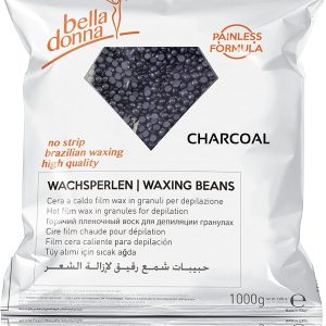 Bella Donna – Bandless & Pain-Free Elastic & Creamy Pearl Wax 1 kg Charcoal