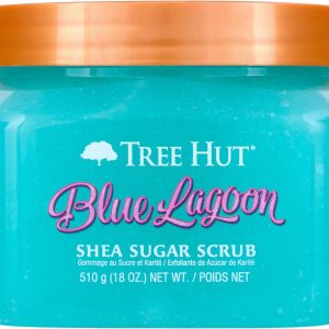 Tree Hut Blue Lagoon Shea Sugar Scrub, 18 oz, Ultra Moisturizing Scrub and Exfoliating Scrub to Nourish Essential Body Care