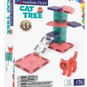 MAGNA-TILES Cat Tree 13 Piece Magnetic Building Set – The Original Magnetic Construction Brand