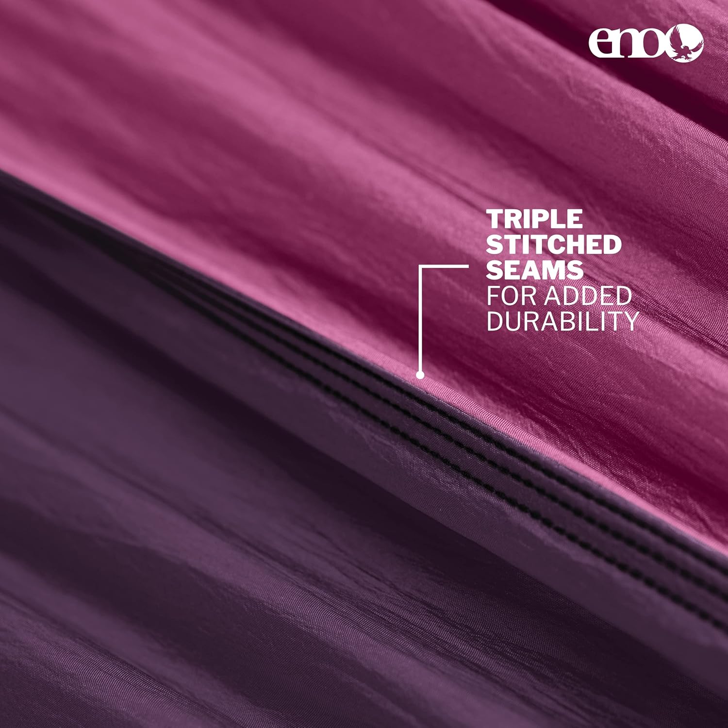 ENO, Eagles Nest Outfitters SingleNest Lightweight Camping Hammock, Berry/Plum - Image 5