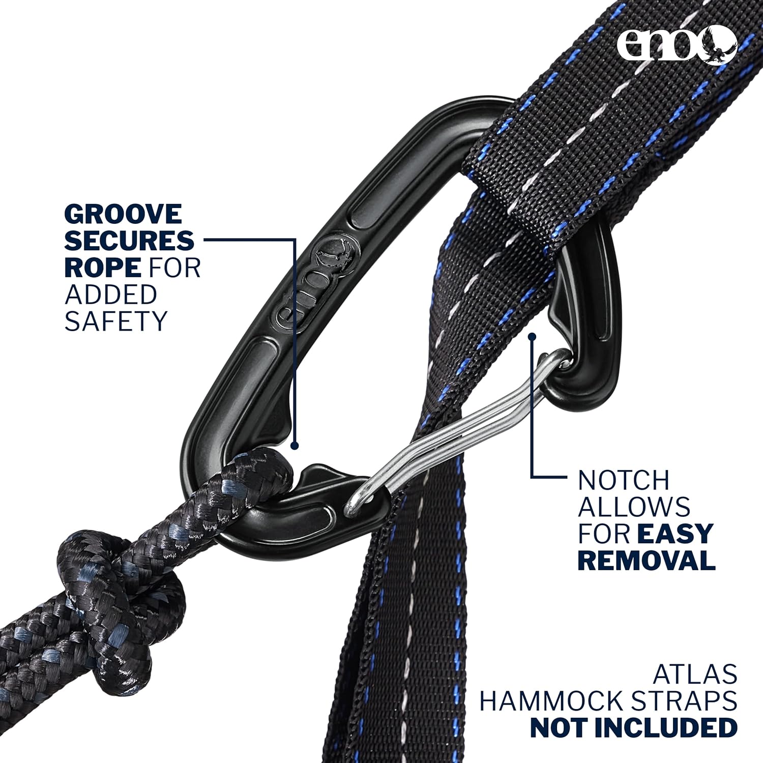 ENO, Eagles Nest Outfitters SingleNest Lightweight Camping Hammock, Berry/Plum - Image 4