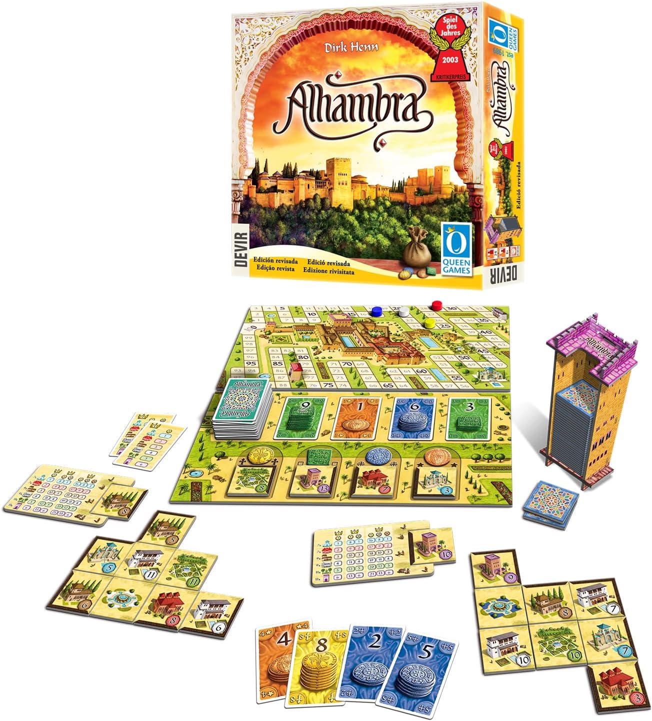 Devir Alhambra - Second Edition (Queen Games BGALHA2) - Image 4