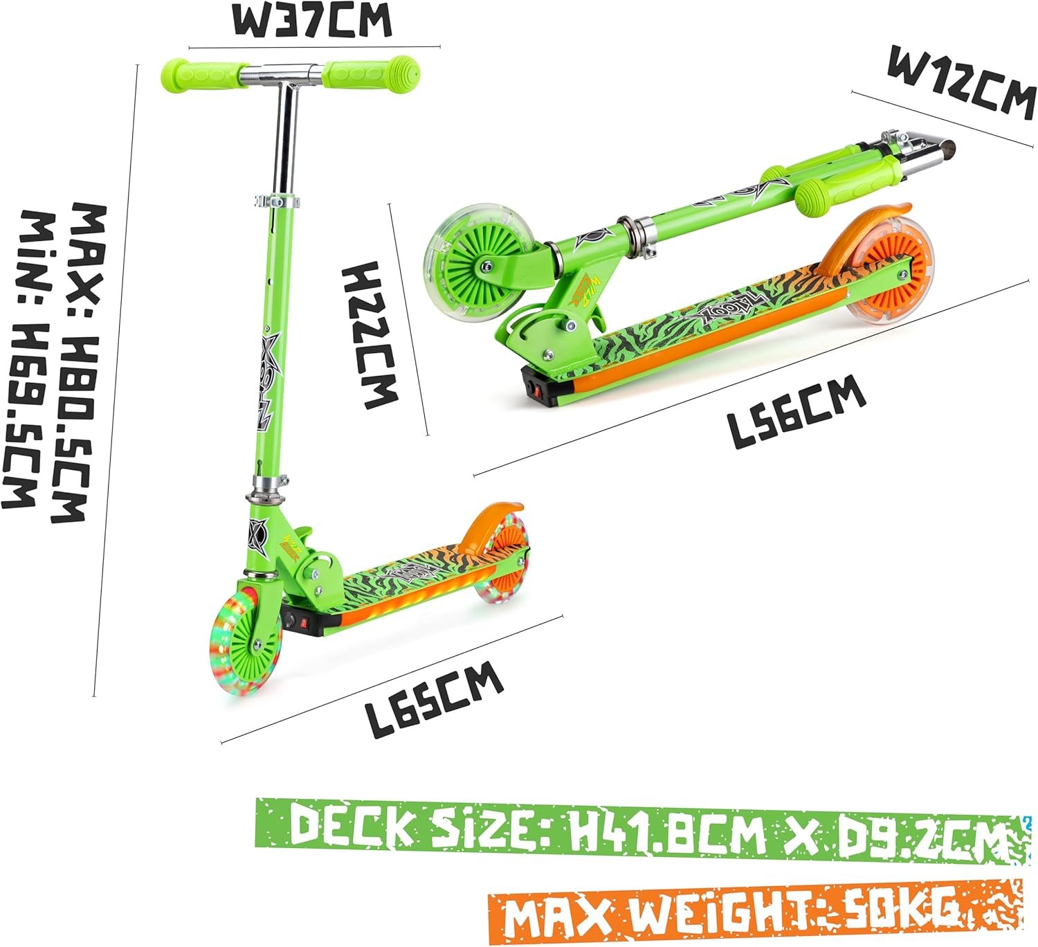 Xootz Wild Rider LED Scooter - Image 5