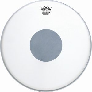 Remo Emperor X battery patch textured white – 14″ BX-0114-10