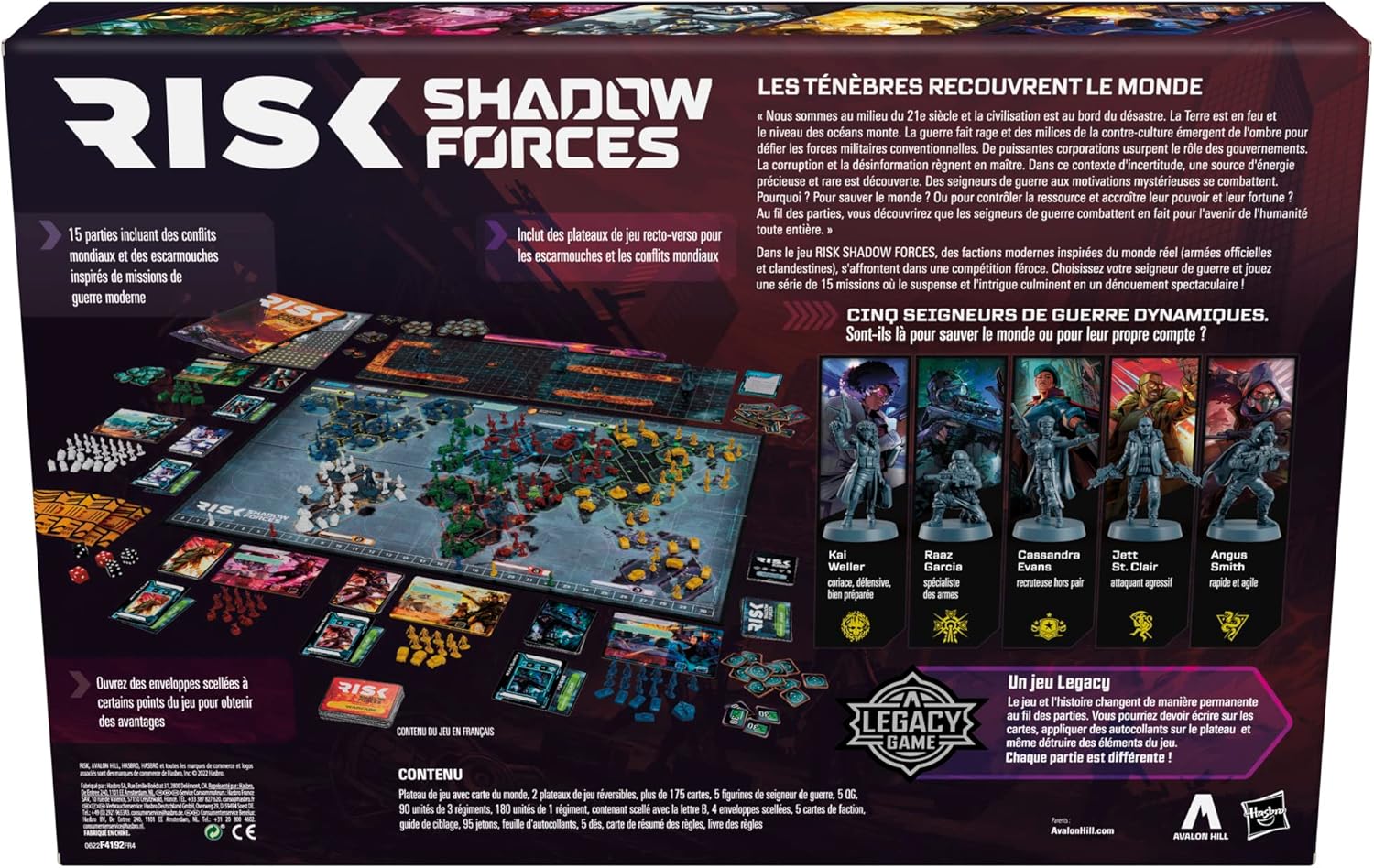 Jeu classique Hasbro Gaming Risk Shadow Forces - Image 7