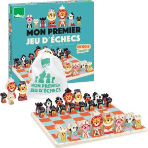 Vilac Vilac7721 First Chess Set, Multi-Colour