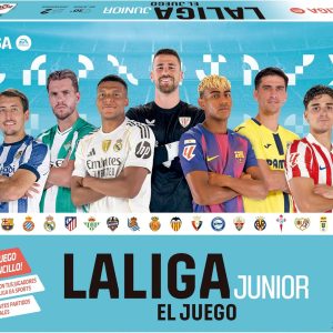BORRAS – The LALIGA Junior Version 2025/26, Strategy Board Game for boys and girls Football lovers. From 6 years. 30′ games (20441)