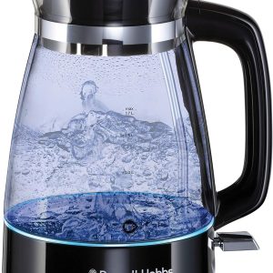 Russell Hobbs Glass Classic – Electric Kettle (1.7 L, Stainless Steel, 2400 W, Glass, Black) – Ref. 26080-70