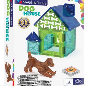 Magna-Tiles Dog House 13 Piece Magnetic Building Set – The Original Magnetic Building Brand