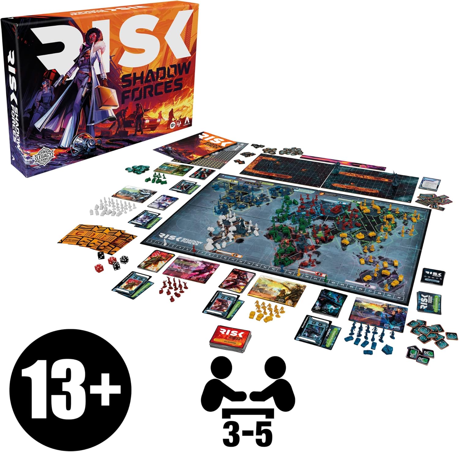 Jeu classique Hasbro Gaming Risk Shadow Forces - Image 2