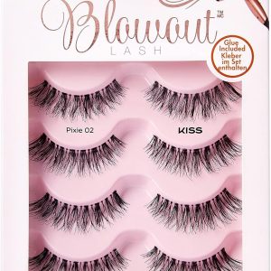 KISS 1-KBLM03C Natural Hair False Eyelashes, Multi Pack
