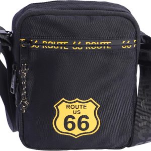 ROUTE 66 Hector Bolso Hombre – Bandoleras Hombre – Bolso hombre bandolera – Bolso Bandolera hombre – Bandolera hombre – regalo para uso diario, viaje, negocios Hombre