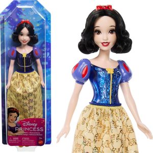 Mattel Disney Princess Snow White Doll Princess with Short Hair, Toy +3 Years (HLW08)