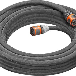 Gardena Liano Life Textile Hose 1/2 Inch 10 m – Garden Hose Made of Highly Flexible Textile Fabric with PVC Inner Hose, Kink-Free, Lightweight, Weatherproof (18440-20)