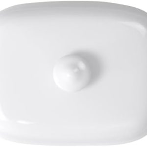 Villeroy and Boch Porcelain Butter Dish, White