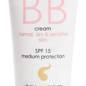 Ziaja Bb Cream Normal, Dry and Sensitive Skin SPF15 Dark Tone 50ml (ZCB16223)