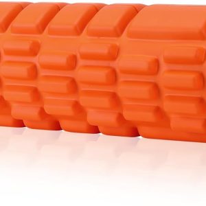 Foam Roller, Muscle Massage Roller to Relieve Muscle Tension and Pressure on the Back, Spine and Legs Revitalizes Your Body 30×8cm (Orange)