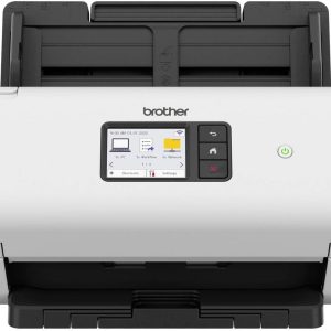 Brother ADS4500W Desktop Scanner with Wired Network and WiFi, Single