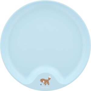 Mepal – Mio Little Dutch children’s plate – Robust plastic plate – Microwave safe – Practical aberration on the rim – Dishwasher safe – Forest Friends