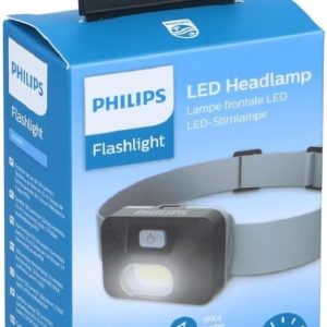PHILIPS SFL1000H/10 130 Lumen Front Torch – Light Power Regulation + Alarm Lighting + Batteries SFL1000H/10