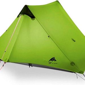 3F UL GEAR Lanshan Ultralight 2 Person Outdoor 3 Season Professional 15D Silnylon Tent without Rods for 4 Seasons
