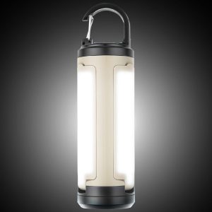 Camping Lantern – USB Rechargeable Outdoor Lamp – Portable Foldable with 6 Brightness Modes for Emergencies, Hunting, Terrace, Porch, Tent and Garden
