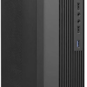 Zolyd Xyndora – Mini-ATX Gaming Box, Capacity up to 4 Fans, 200W PSU Included, Optimized Internal Space, Compact Design, Black