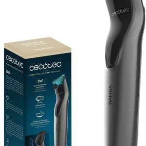 Cecotec Bamba PrecisionCare OneShave 2-in-1 Hair Clipper Cordless Shaver and Trimmer, 45 Mins Autonomy, Stainless Steel Blades and Adjustable Comb