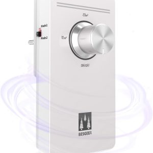 Air Purifier with Ozone Generator, Odor Eliminator Sterilizer, Air Purifier, Ozone Generator for Bedroom, Bathroom, Pets, Formaldehyde and Odors, High Efficiency – White