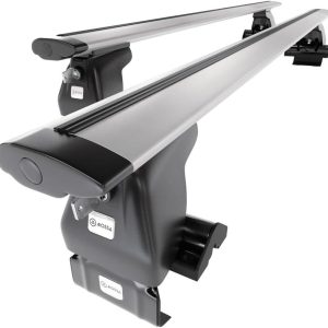 Mossa Roof Rack Suitable for Ford Taurus Saloon (2000-2006) – Car Roof Bars – Aluminium Silver – without Mounting Points 2