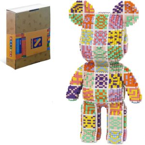 Bear Building Blocks (7220 Pcs) 17/18 Inch Micro 3D Animal Building Blocks for Adults Kids Home Office Decoration Birthday Gifts