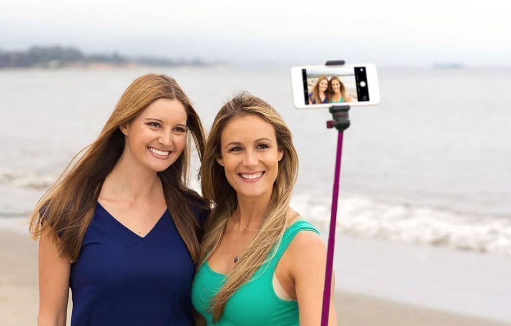 XShot AX1084 Bluetooth Selfie Stick Pink - Image 7